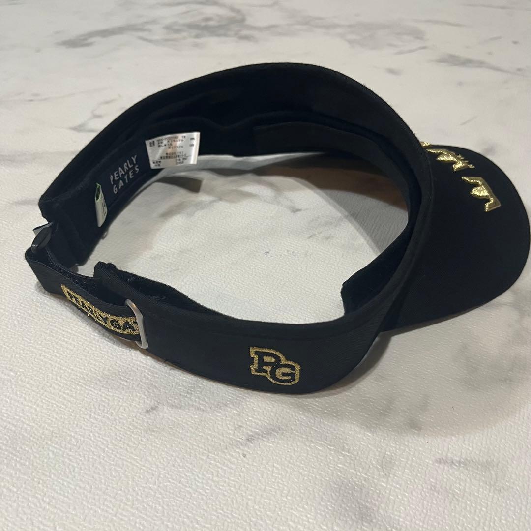 美品 PEARLY GATES パーリーゲイツ 原英莉花コラボサンバイザー