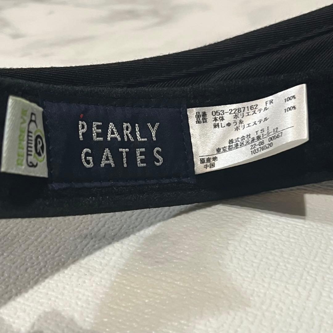 美品 PEARLY GATES パーリーゲイツ 原英莉花コラボサンバイザー