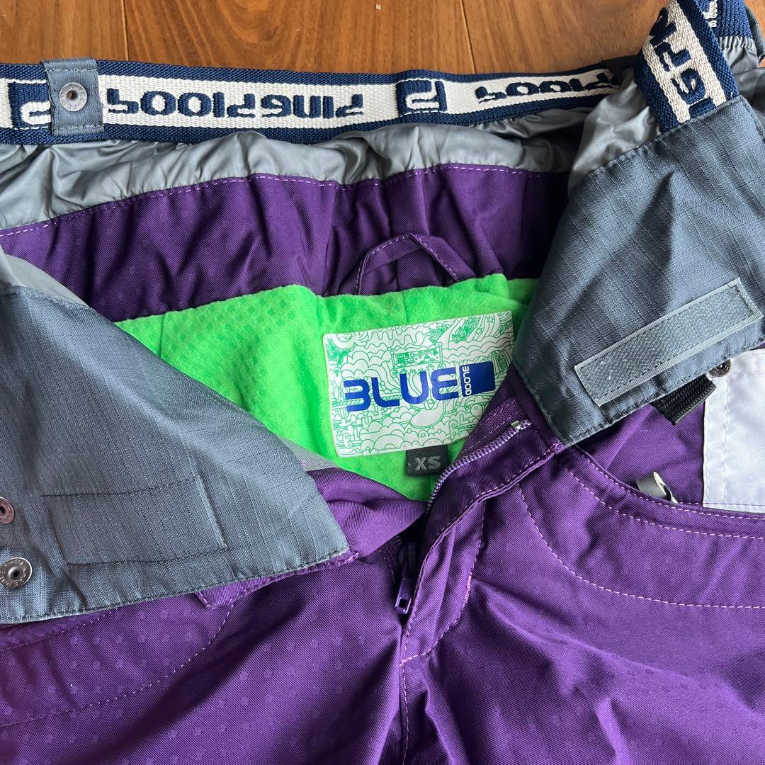 BLUE スキーウェア 上下セット S.XSサイズ