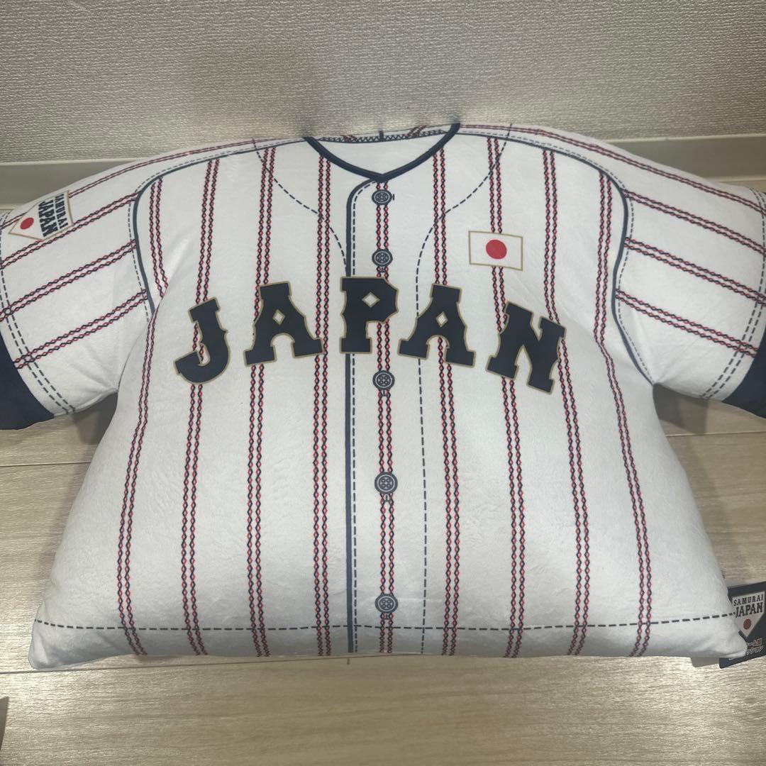 侍ジャパン　ユニフォーム型　キャップ型　超BIGクッション