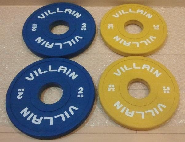 1.5kg 2kg 4枚セット VILLAIN ヴィラン プレート