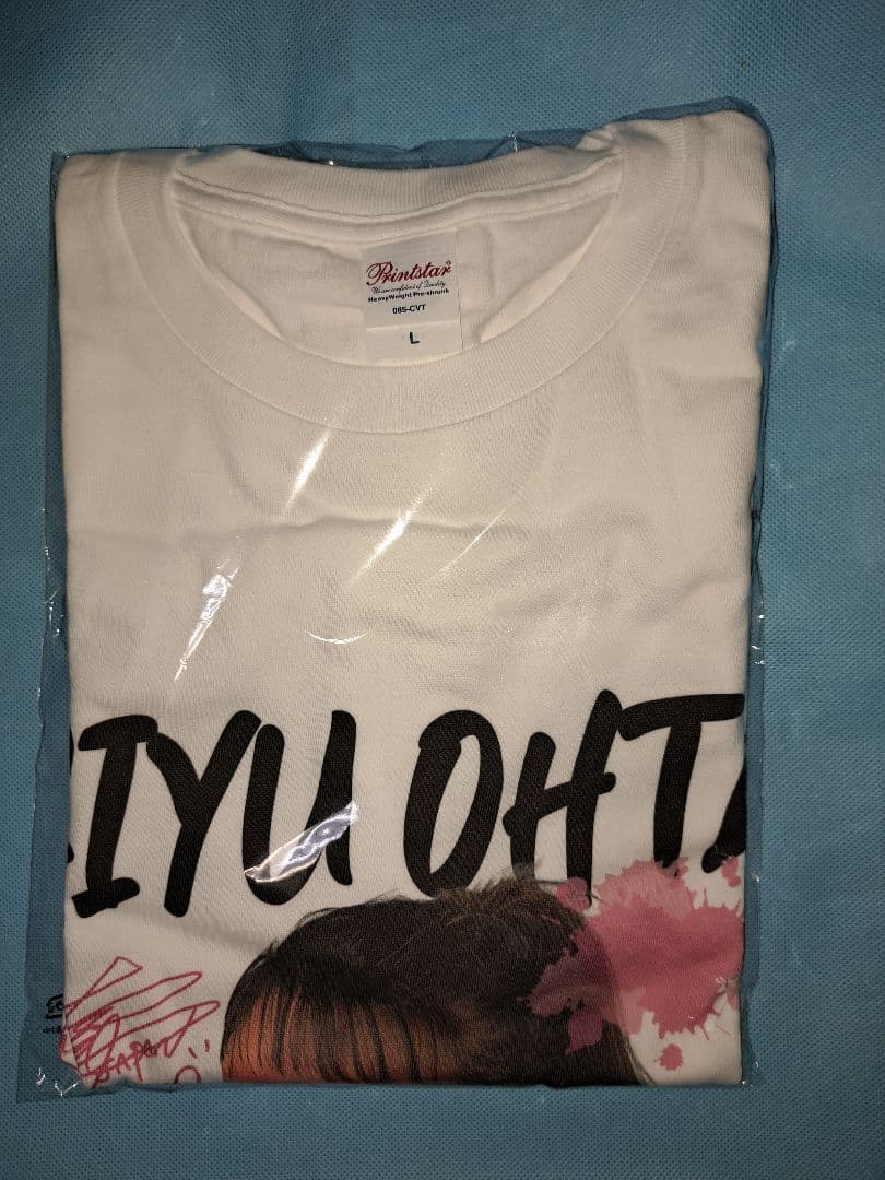 太田りゆ ガールズ競輪 KEIRIN Tシャツ Ｌサイズ 印刷サイン入り 競輪