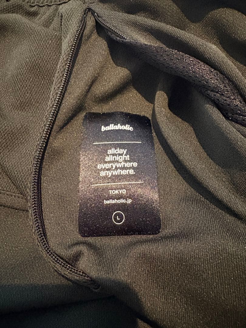 【L】ballaholic Basic Zip Shorts