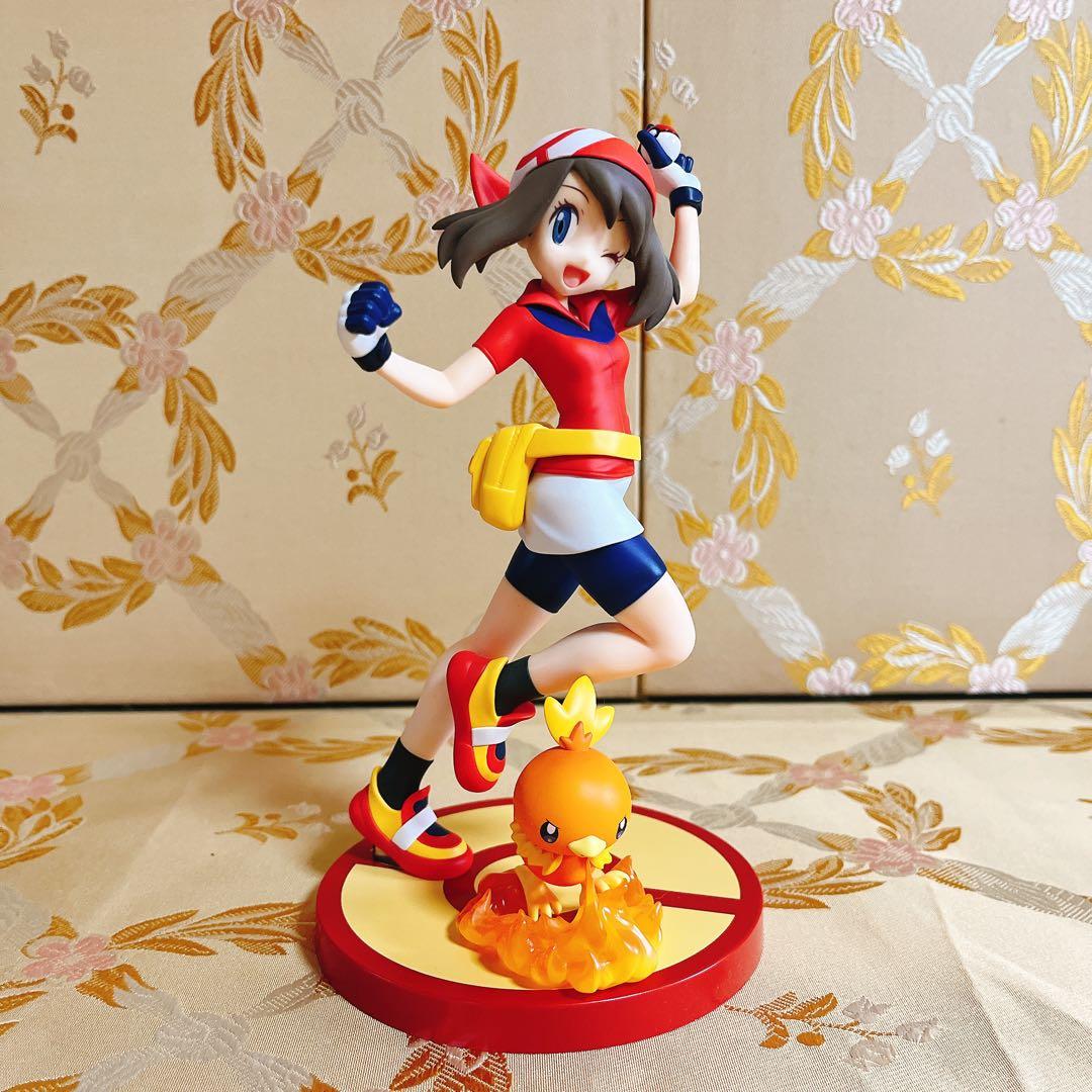 コトブキヤ ポケットモンスター ハルカ with アチャモ フィギュア 色紙付き