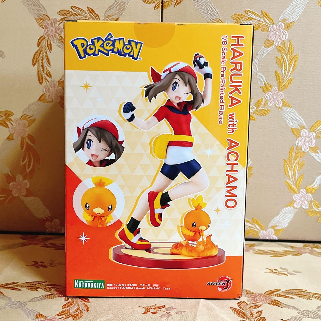 コトブキヤ ポケットモンスター ハルカ with アチャモ フィギュア 色紙付き