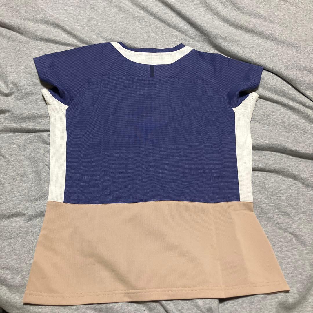 YONEX VERSICOOL Tシャツ JP L ブルーベリー/ベージュ