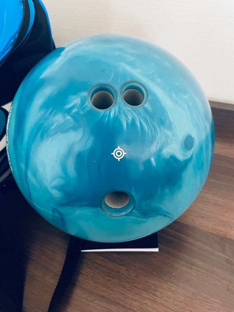 美品　子供用ボーリングセット　シューズ22cm