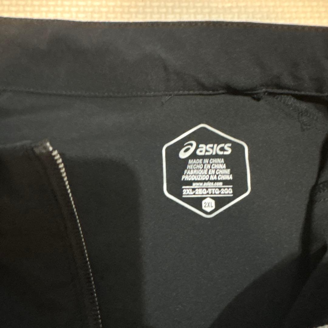 【レア】ヴィッセル神戸　選手支給　 ASICS ジップアップジャケット ブラック