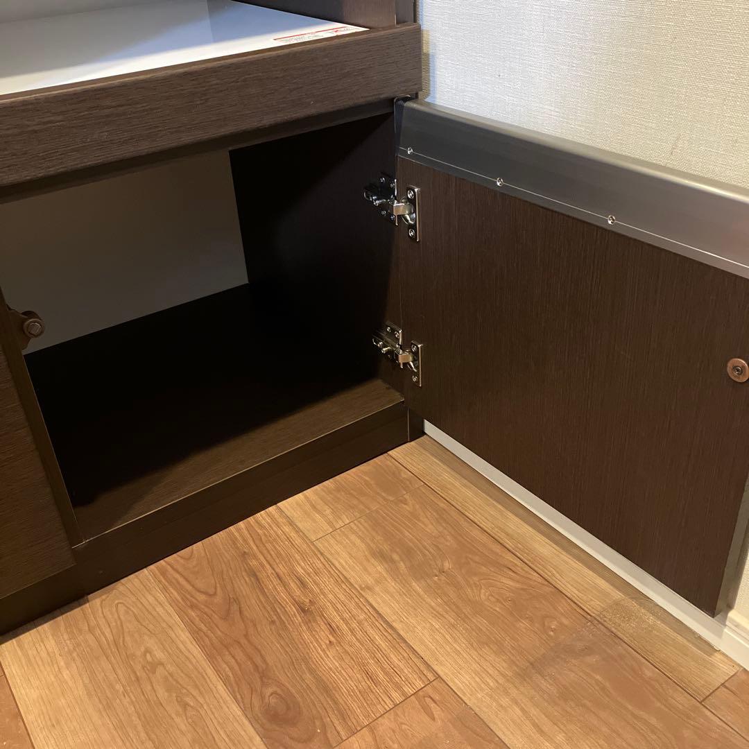 食器棚 ロータイプ 幅120 キッチンカウンター キッチンボード カップボード