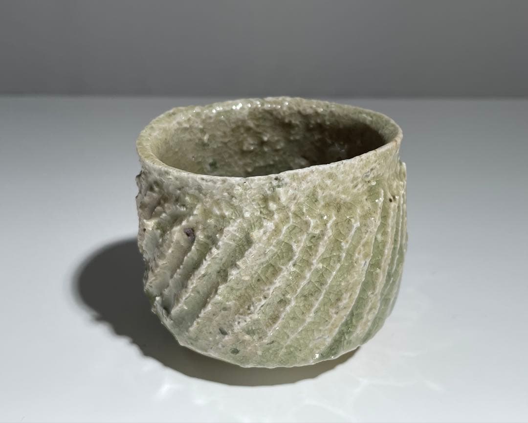 人気作家　辻村塊　(師　辻村史郎　) 伊賀　ぐい呑み