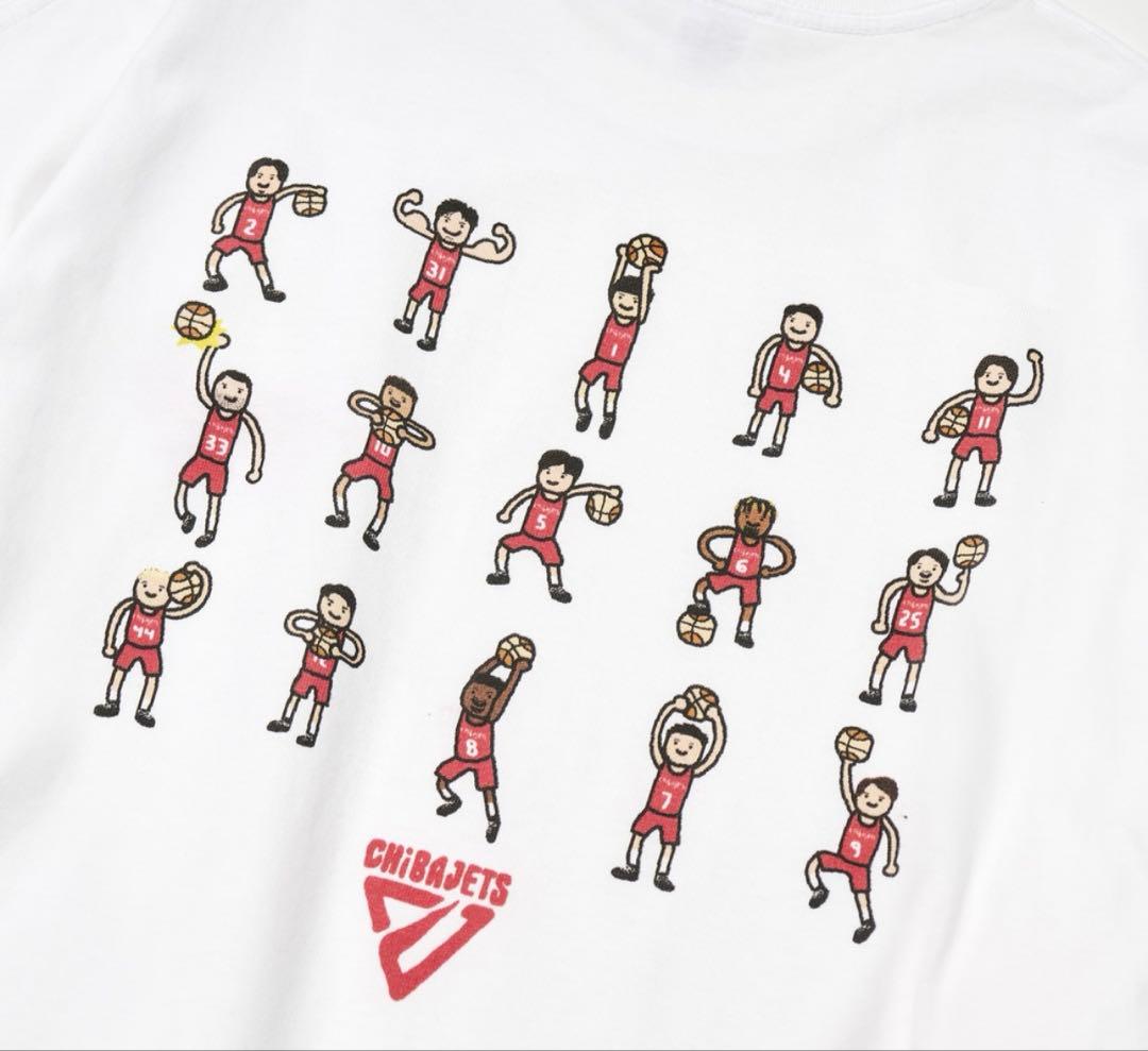 千葉ジェッツ　CHIBAJETS×NBA PAINT ロングTシャツ　Lサイズ