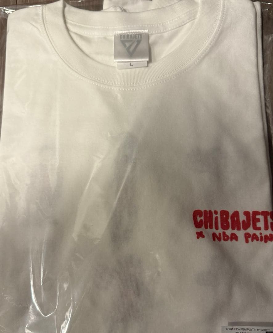 千葉ジェッツ　CHIBAJETS×NBA PAINT ロングTシャツ　Lサイズ