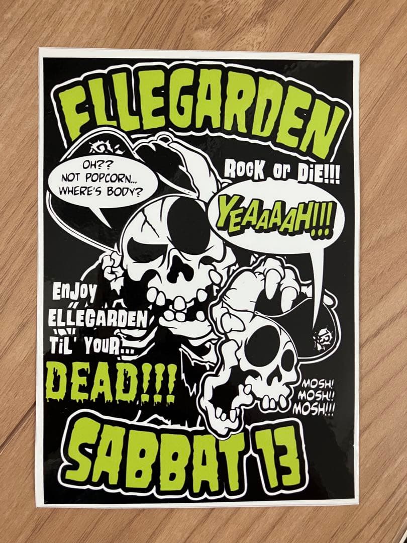 ELLEGARDEN ステッカー 6枚セット