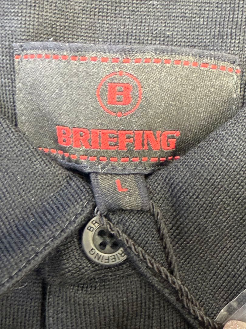 【新品未使用】BRIEFING ポロシャツ　ウール