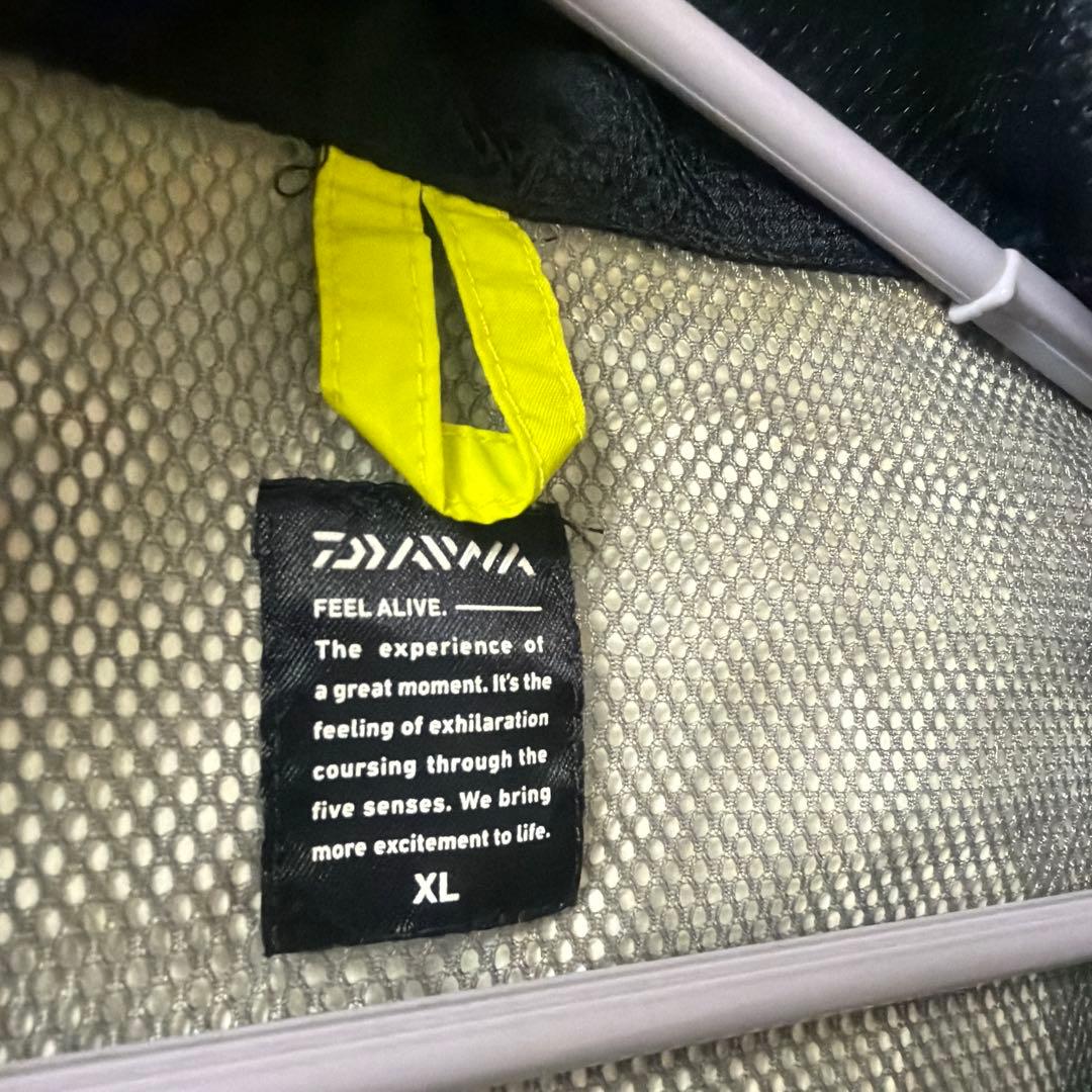 Daiwa レインウェア 蛍光イエロー XL
