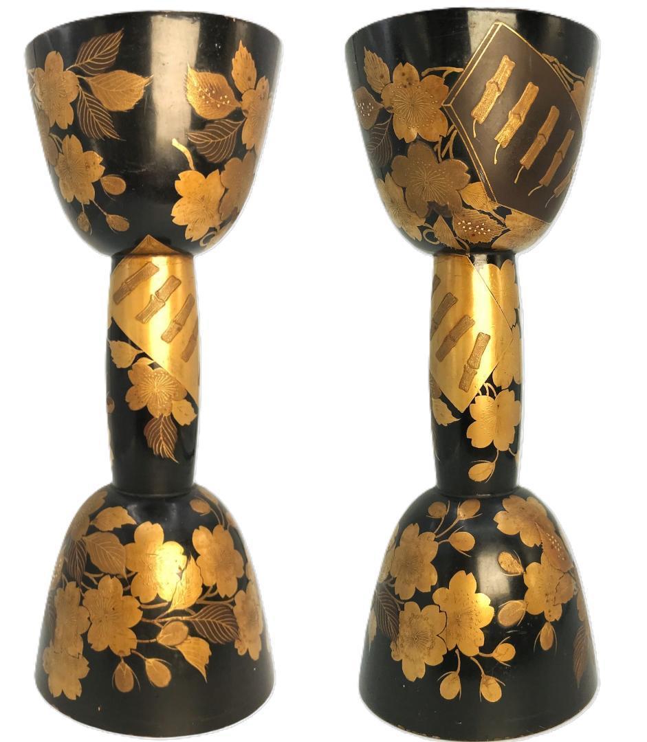 小鼓　古胴　和楽器　能楽　鼓　蒔絵　筒