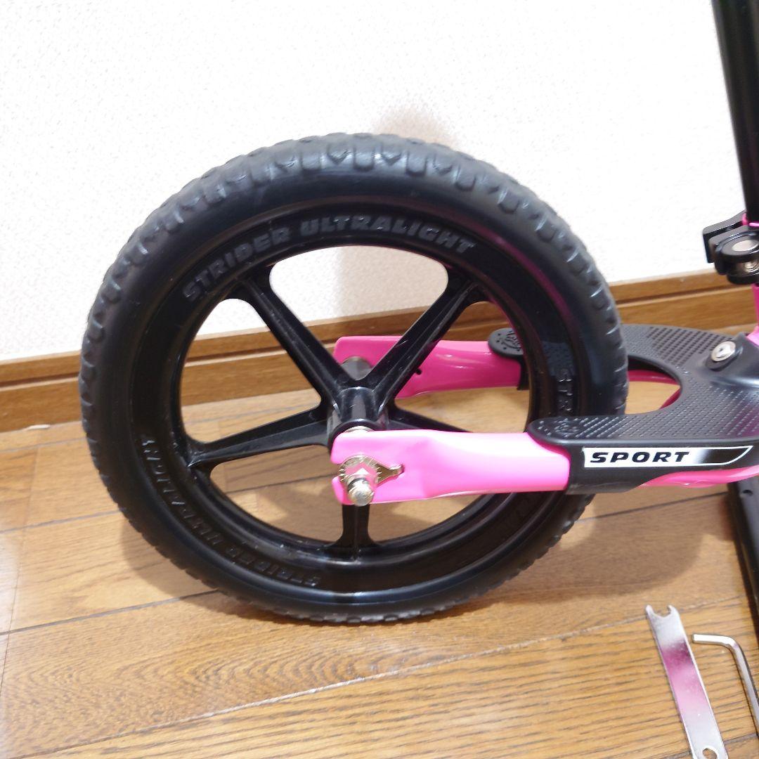 【美品】STRIDER 12 バランスバイク 12インチ　ストライダー　ピンク