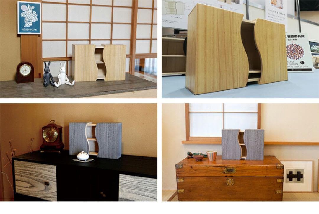 想ひ箱　おもいはこ　黒（ウレタン塗装）　桐箱　小物入れ