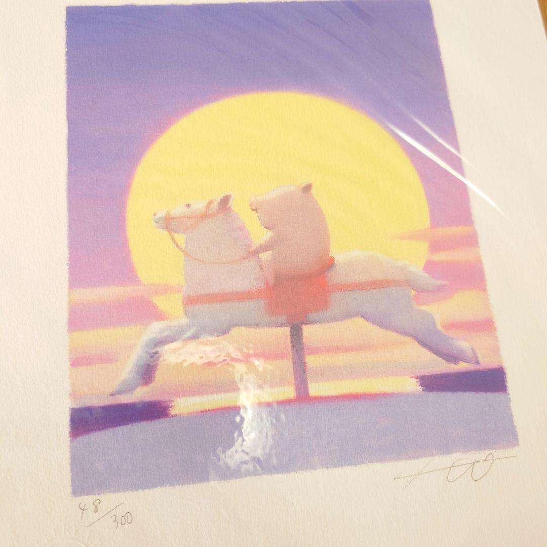渡辺宏/Hiroshi Watanabe 版画　「たそがれ色の夢」　ジクレー
