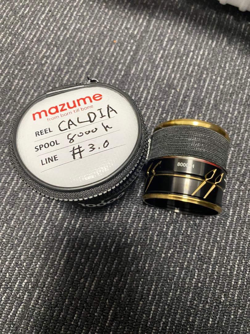【中古】ダイワ 22カルディアSW 8000-H 替えスプール リーダー付き