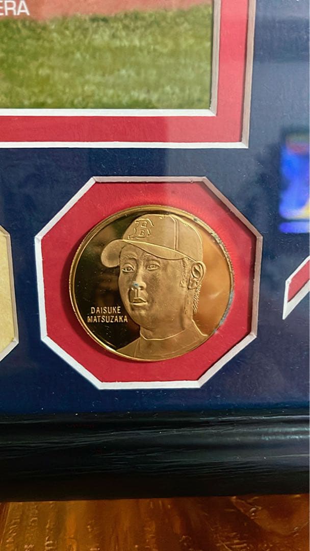 【美品】 松坂大輔 MLB ボストンレッドソックス シリアルナンバー入り