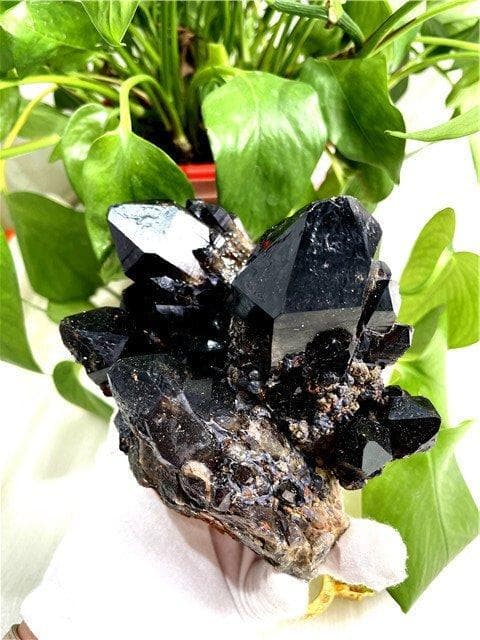 AAA級【魔除け】◆天然モリオン(黒水晶）クラスターYT8C6/217C01D