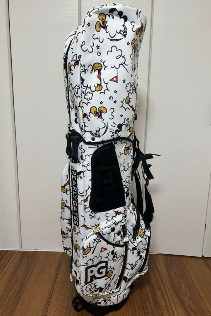 【限定コラボ】PEARLY GATES キャディバッグ　ミッキーコラボ