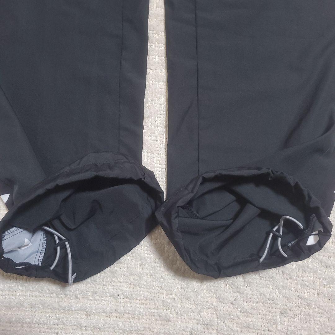 【美品】arenaフード付ナイロンジャージ　上下　　メンズL　黒　パンツ2way