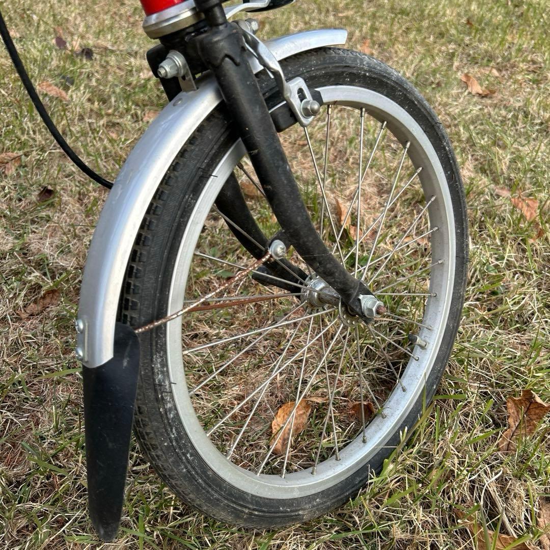 ブロンプトンBrompton折りたたみ自転車　レッド　BS6102 PART