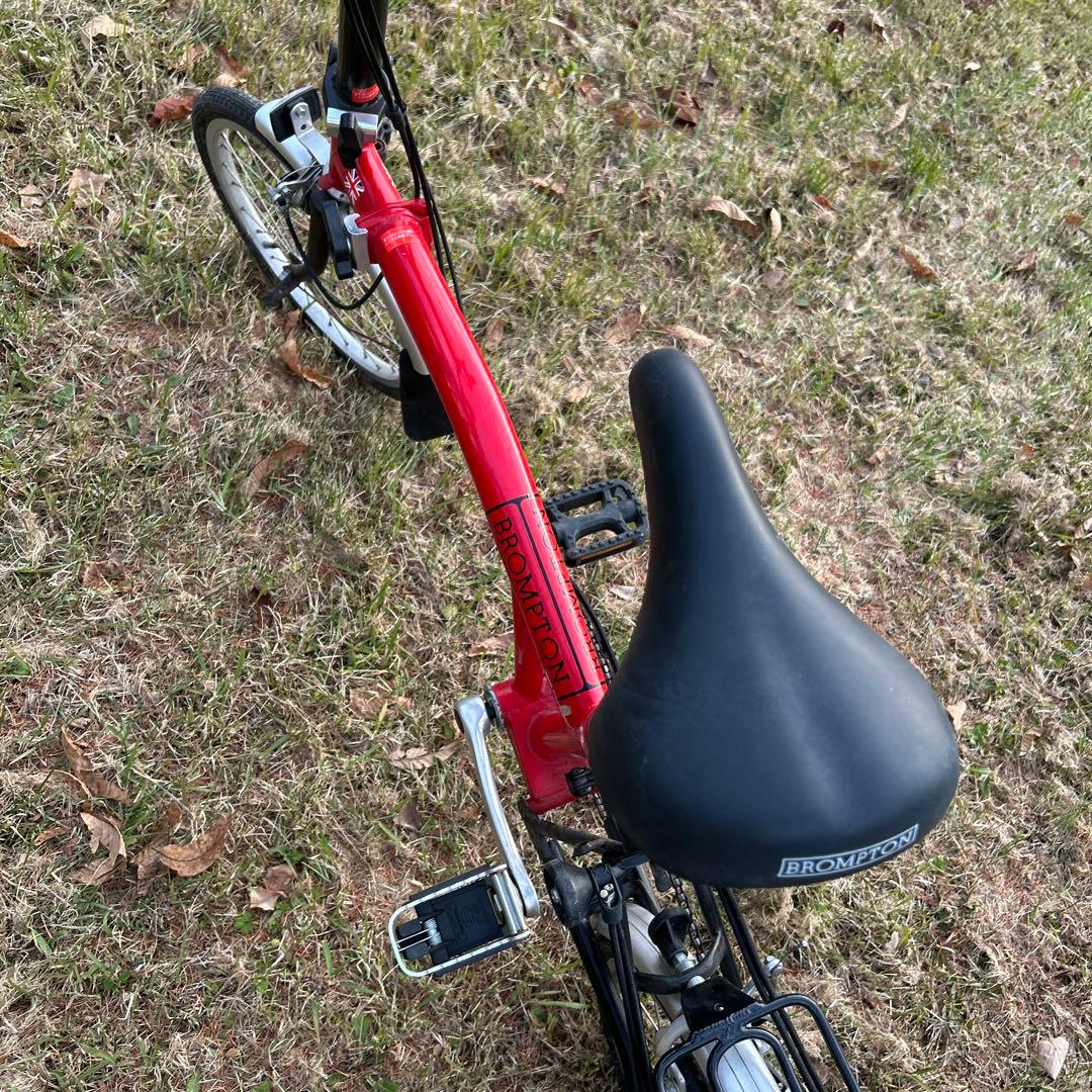 ブロンプトンBrompton折りたたみ自転車　レッド　BS6102 PART
