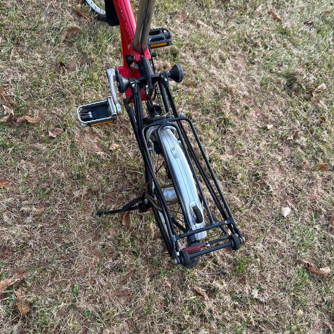 ブロンプトンBrompton折りたたみ自転車　レッド　BS6102 PART
