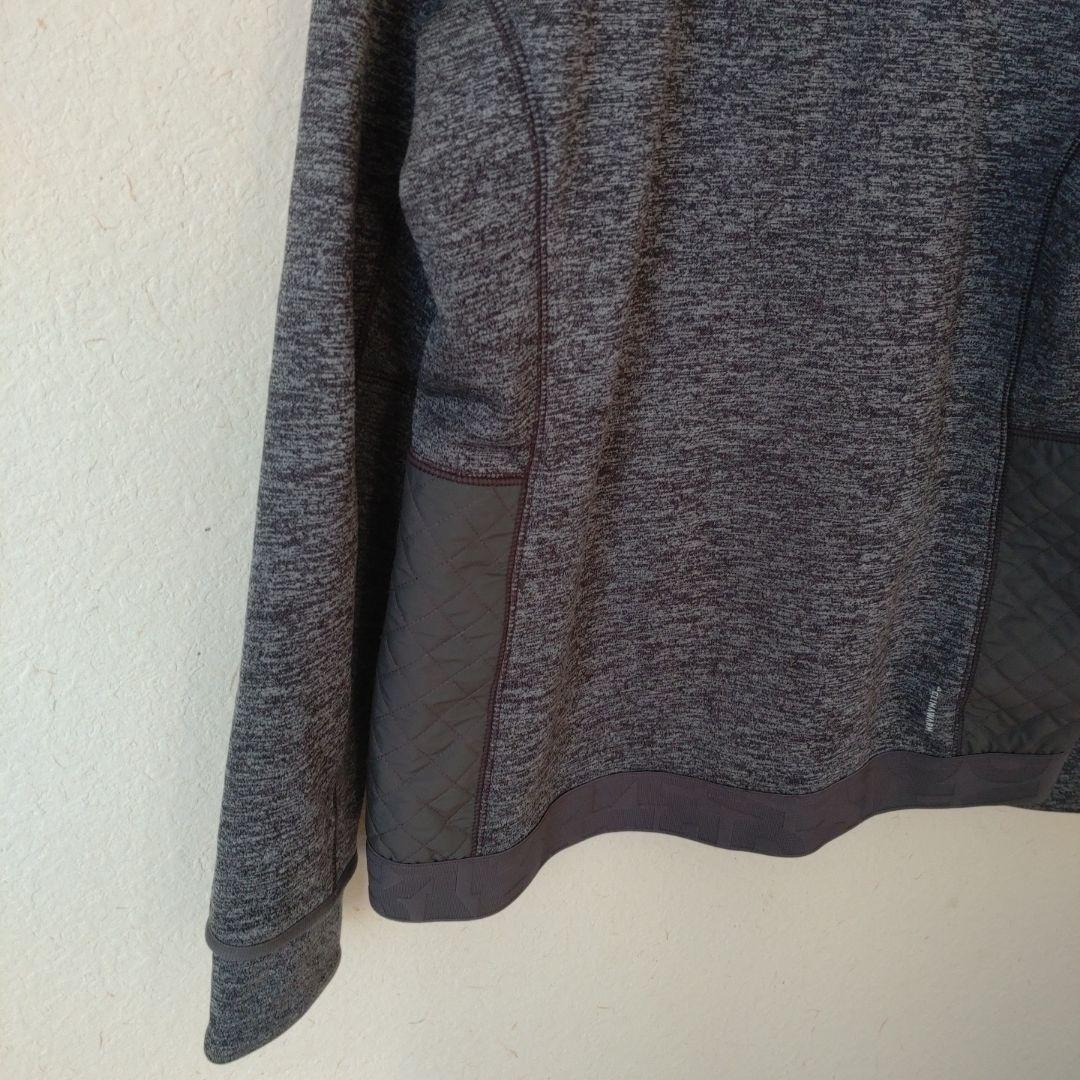 adidas フリースジャケット M グレー