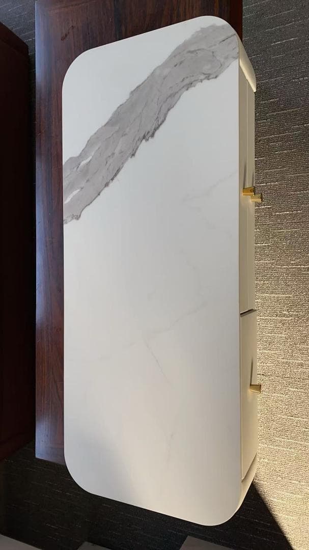 ホワイトドレッサー デスクのみ 訳あり品　写真をご確認 J204-100-01