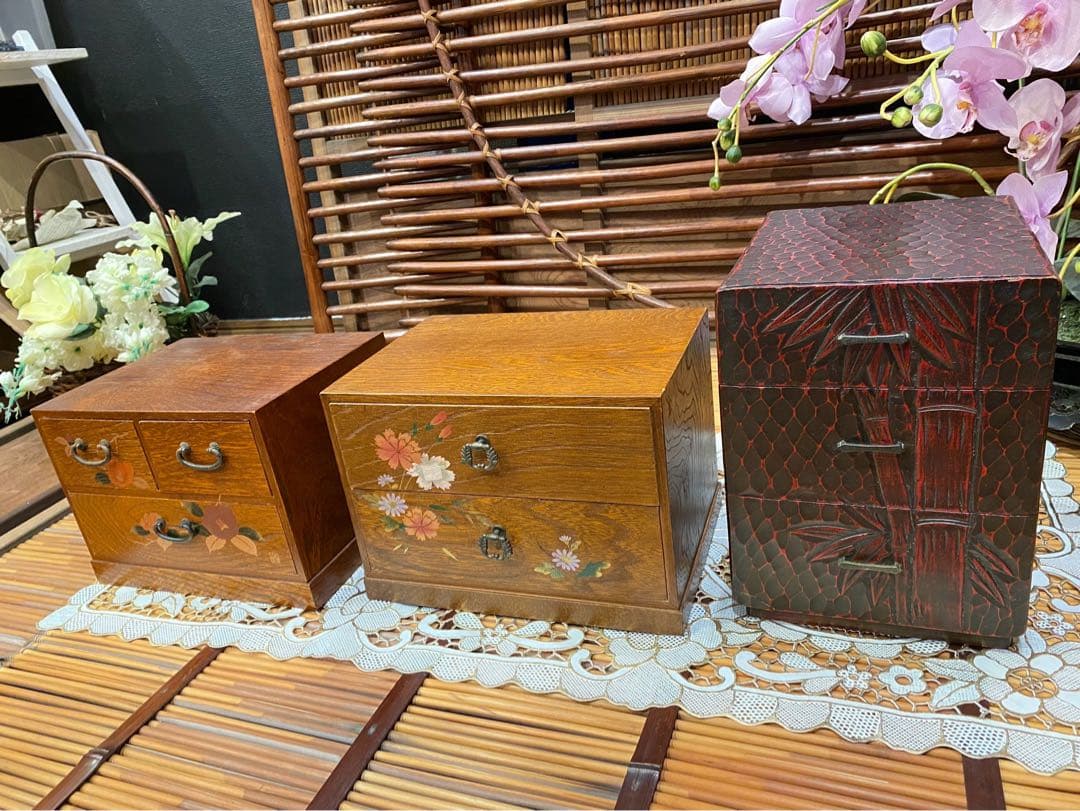 小引き出し 小物入れ セット インテリア 昭和レトロ 和箪笥 ミニ箪笥