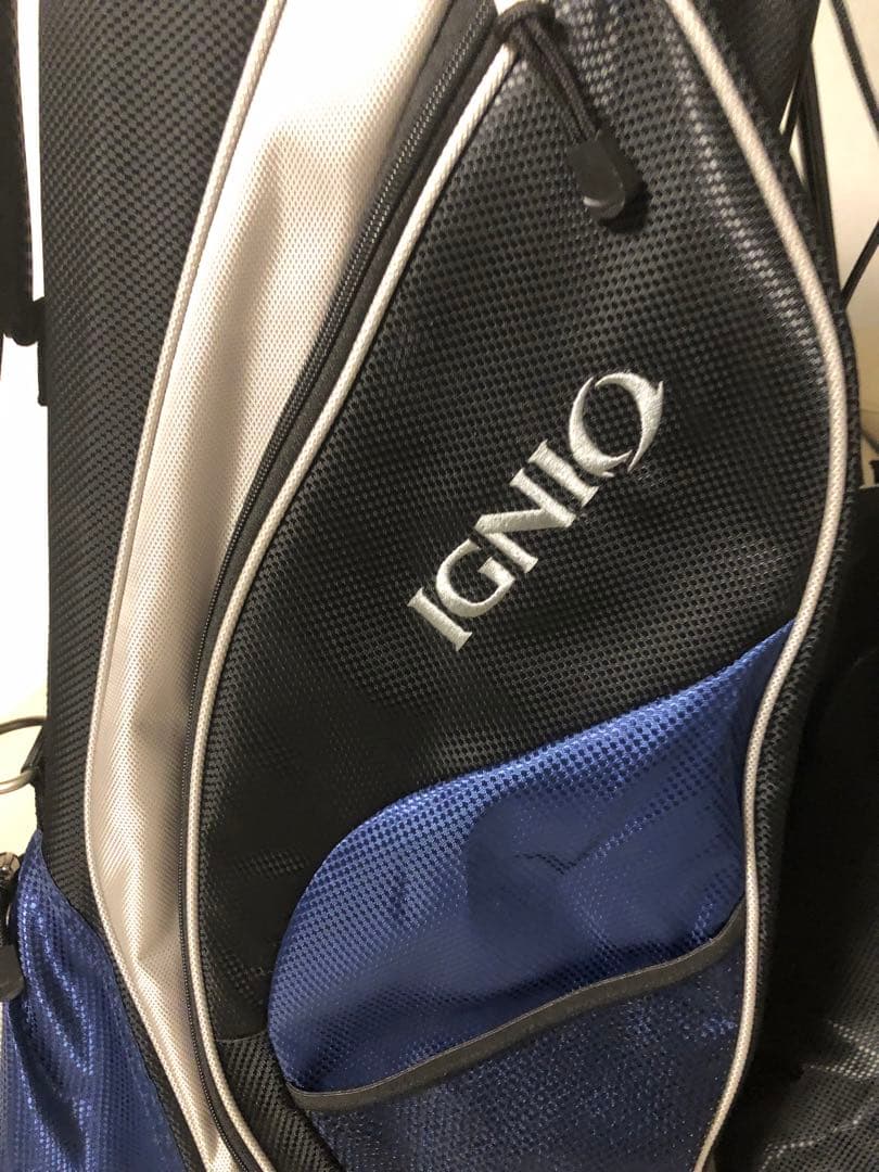 【送料込み】美品　IGNIO イグニオ キャディバッグ スタンド式 6分割