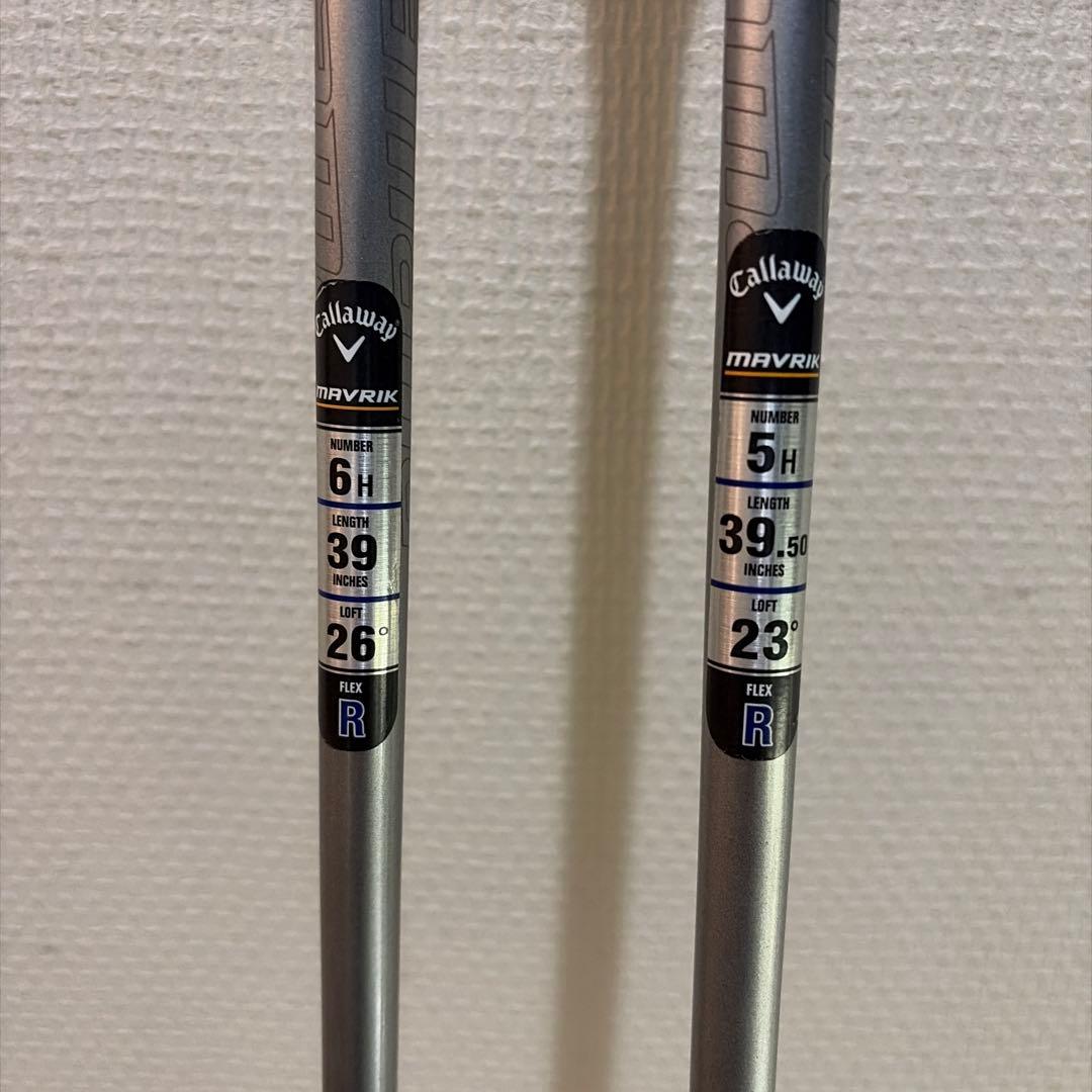 Callaway Mavrik ユーティリティクラブ 5H 6H Ｒシャフト