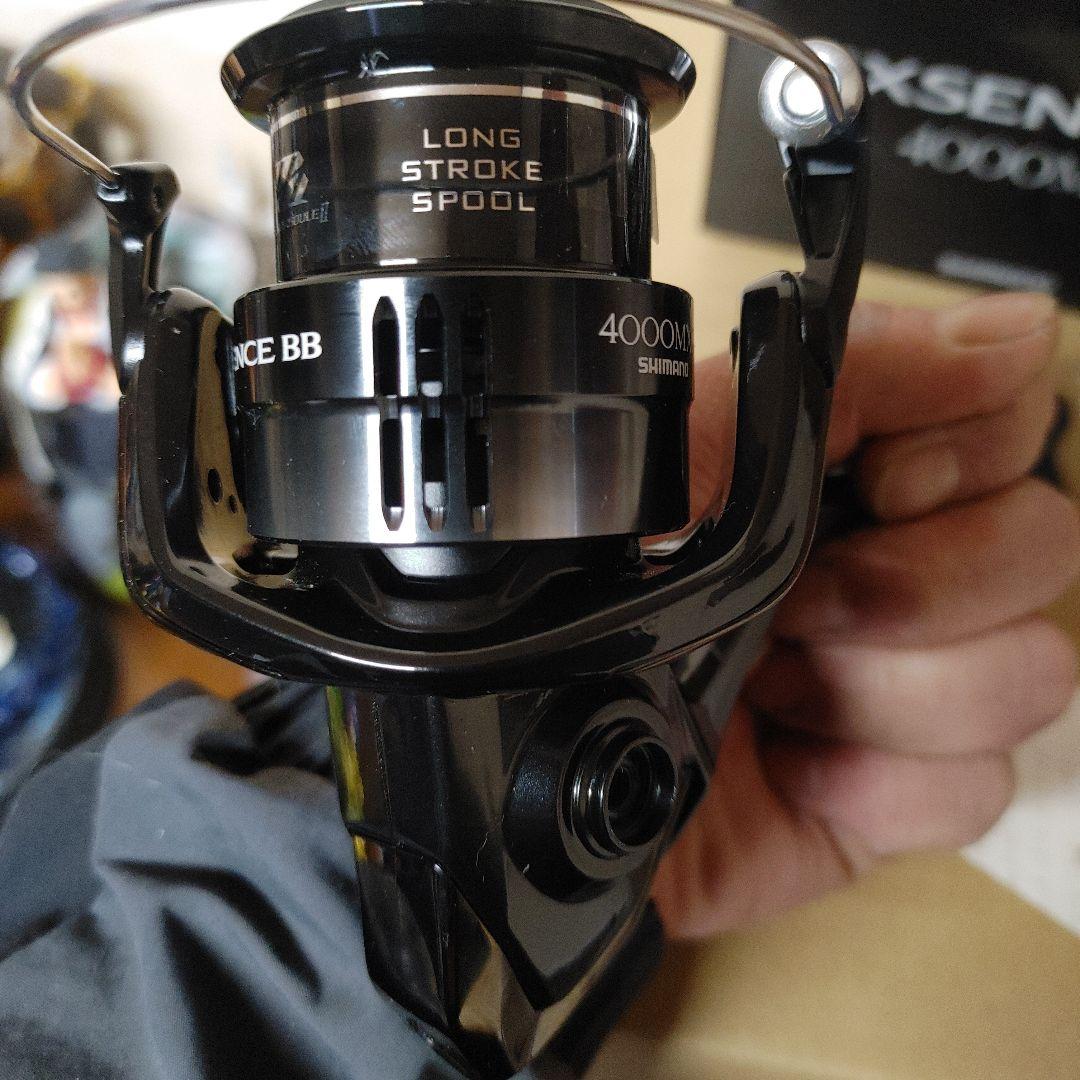 SHIMANO 24EXSENCE BB 4000MXG カスタムノブ装着