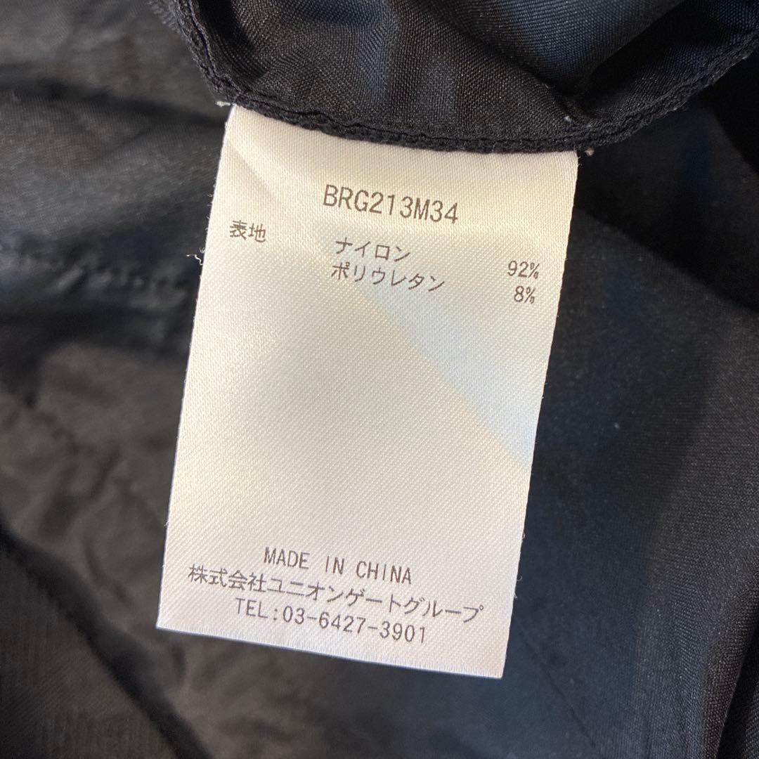BRIEFING GOLFパンツ メンズ Mブラック 迷彩 カモフラ ストレッチ