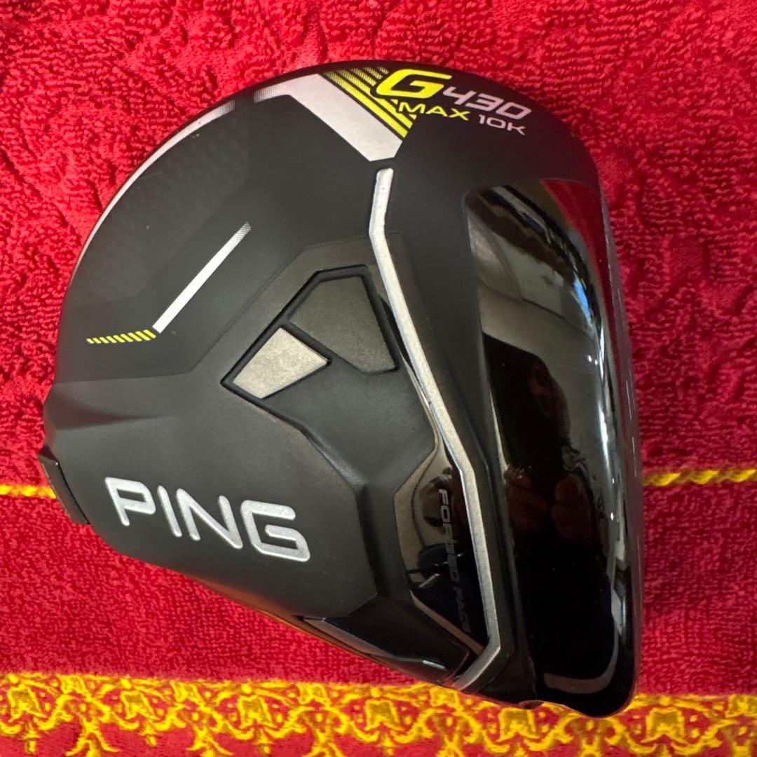 ピンG430MAX10Kドライバー9度 ヘッドのみ.ヘッドカバー付き