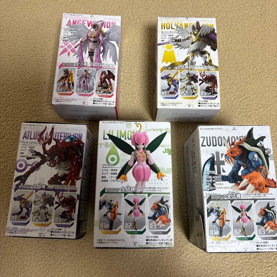 【デジモンフィギュア】食玩　SHODO掌動　コンプリートセット