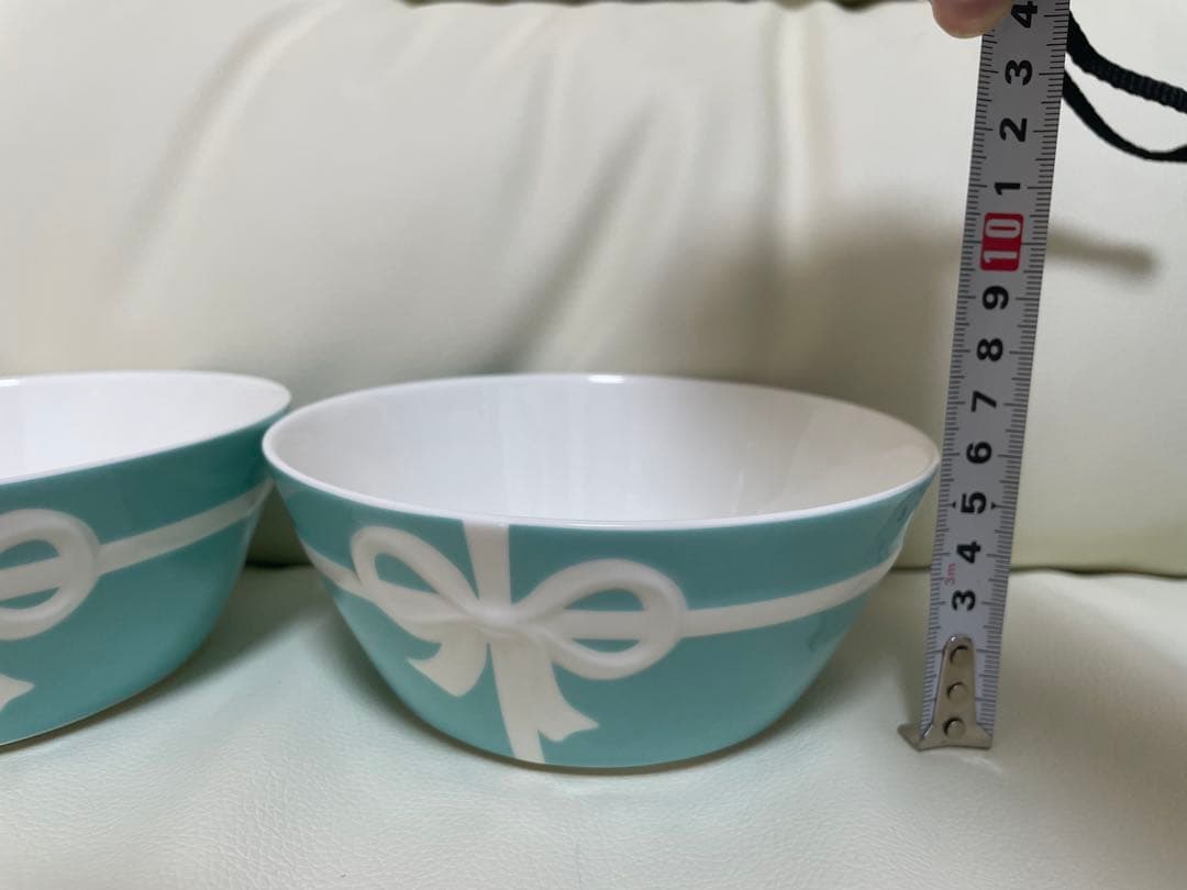 Tiffany & Co. リボンデザインボウル 直径約14cm