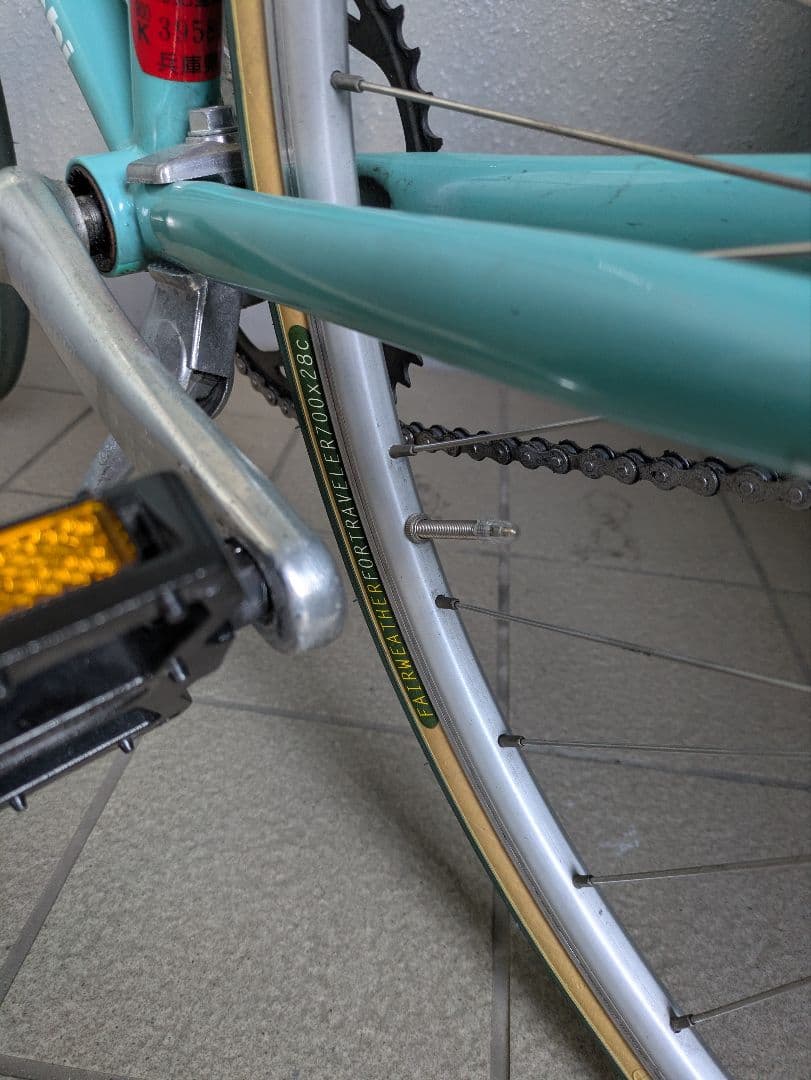 希少❗️Bianchi Pista シングルスピードフレーム 水色