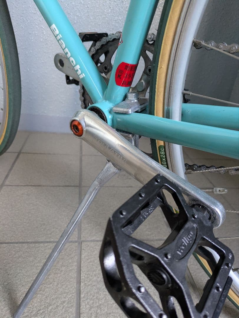 希少❗️Bianchi Pista シングルスピードフレーム 水色
