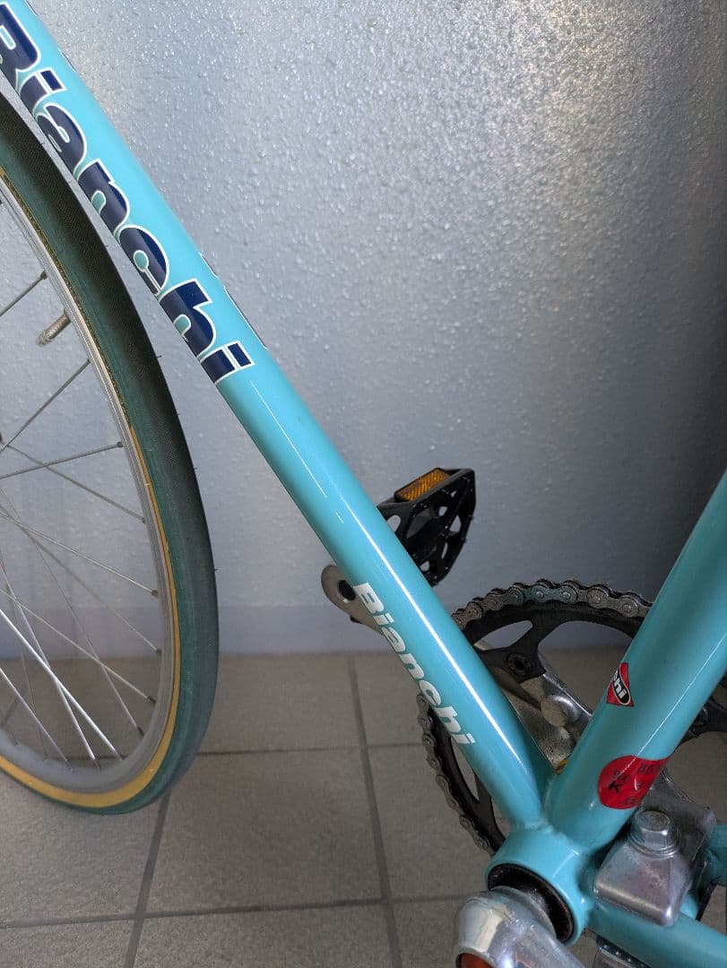 希少❗️Bianchi Pista シングルスピードフレーム 水色