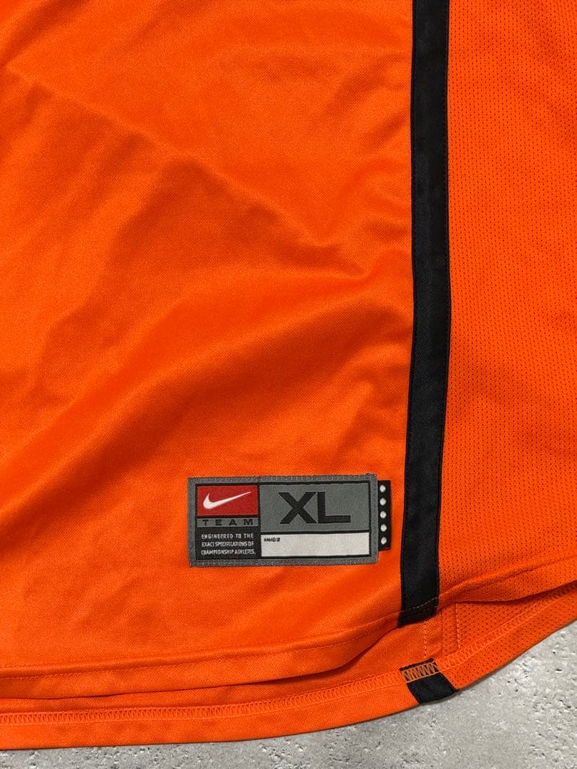 最終 90-00s NIKE team ナイキ ゲームシャツ オランダカラー