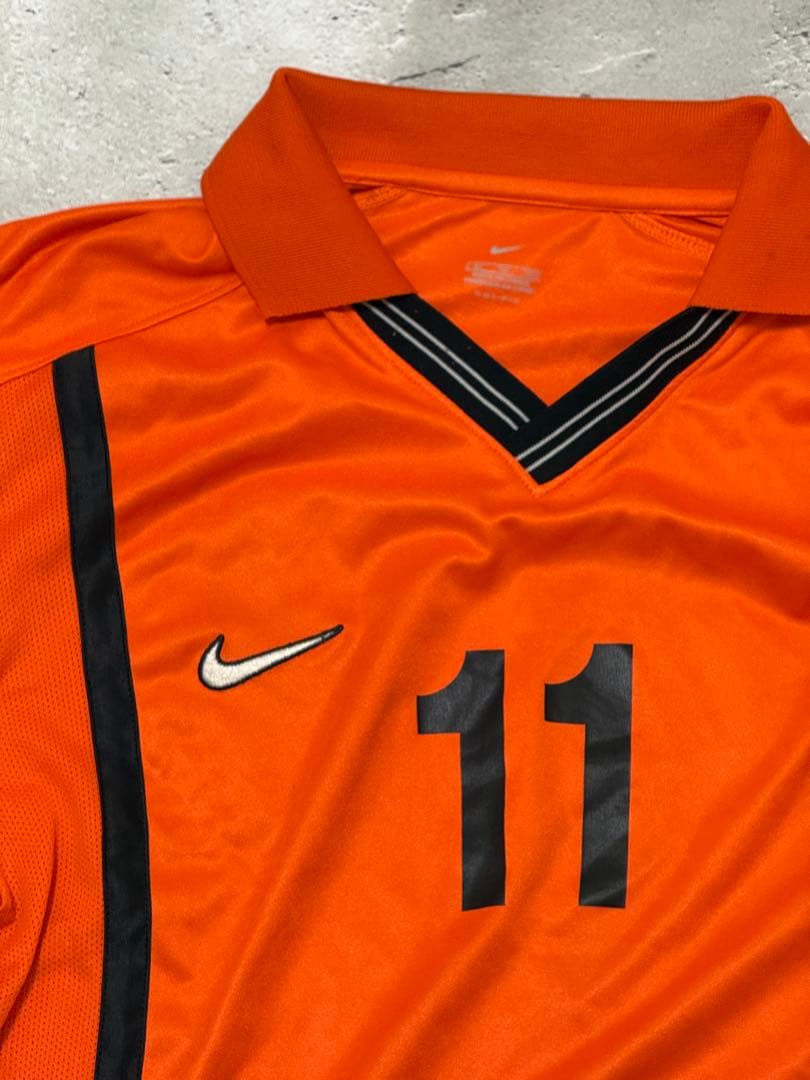 最終 90-00s NIKE team ナイキ ゲームシャツ オランダカラー