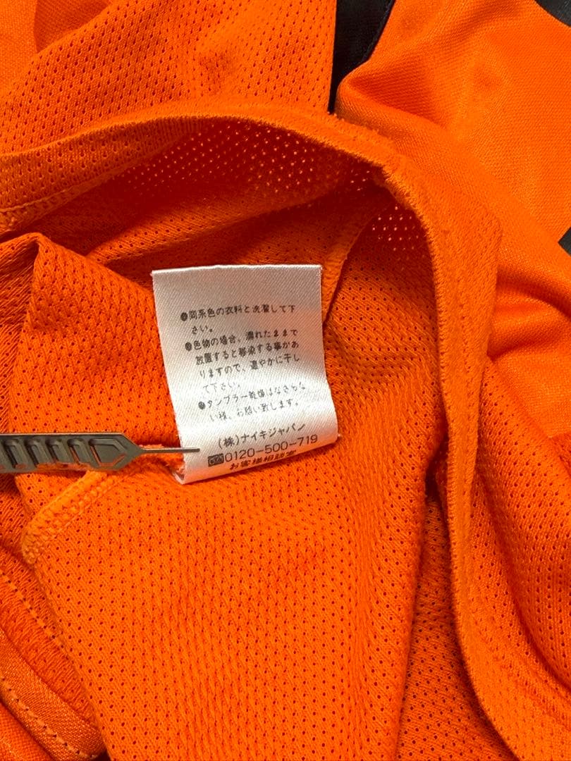 最終 90-00s NIKE team ナイキ ゲームシャツ オランダカラー