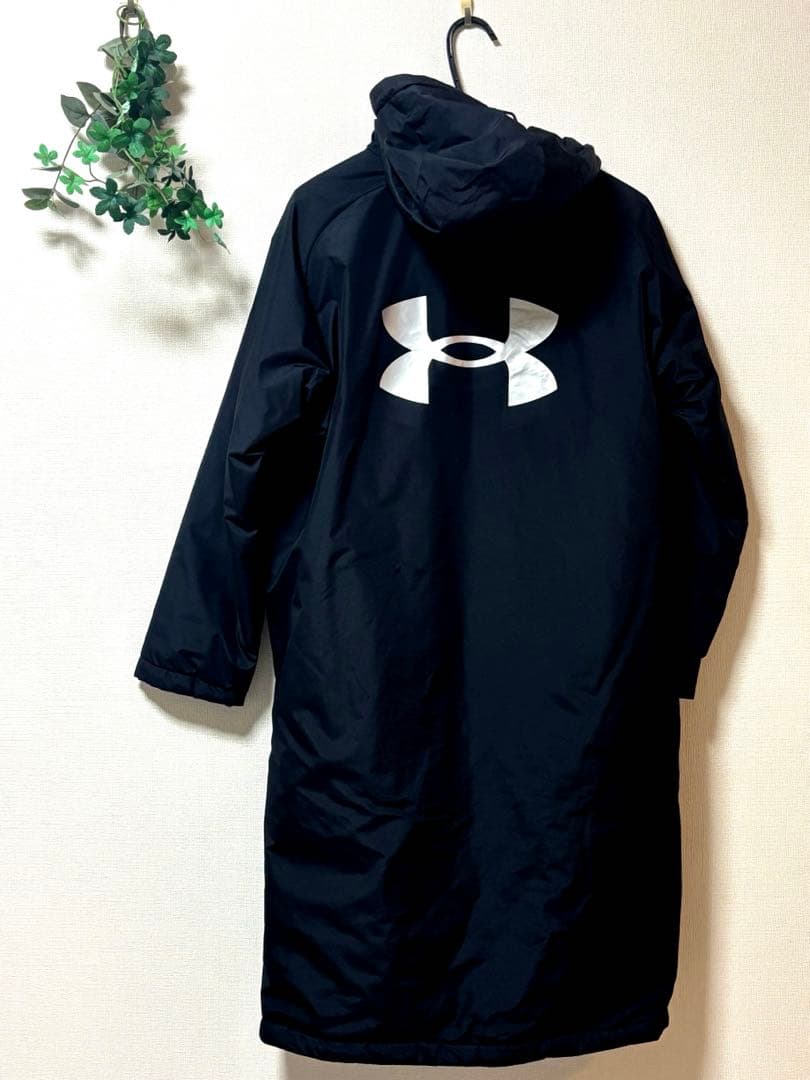 UNDER ARMOUR ベンチコート キッズYXL 160 フード付き