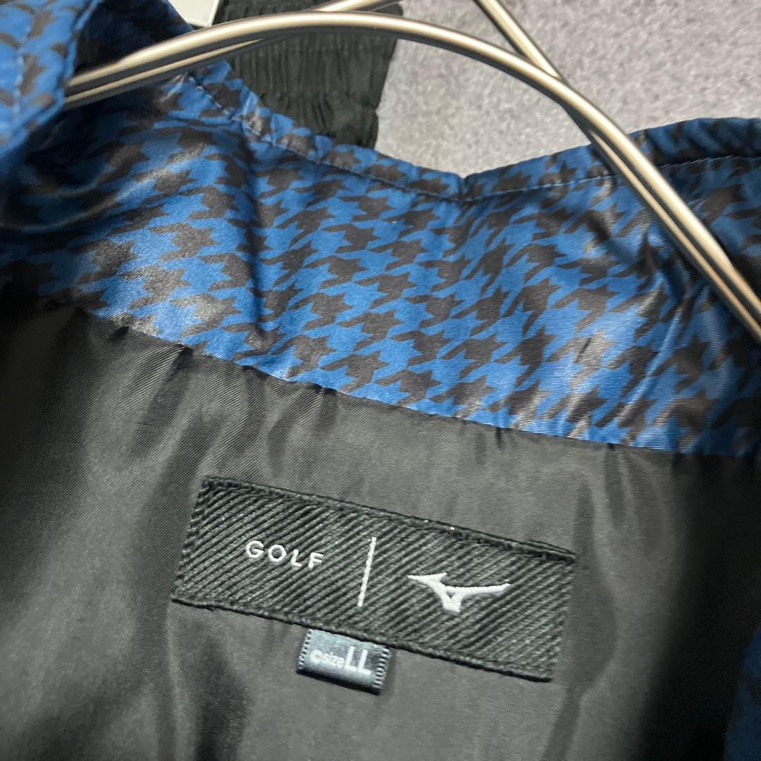 MIZUNO golf ブレスサーモ　ゴルフ　千鳥格子　セットアップ　LL