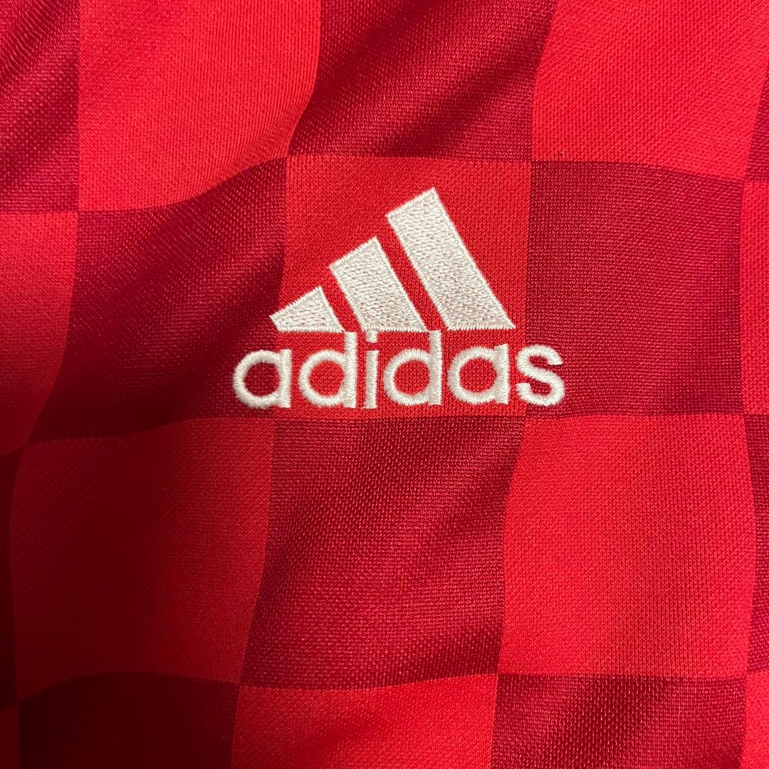 adidas Liverpool ジャージ レッド チェック柄